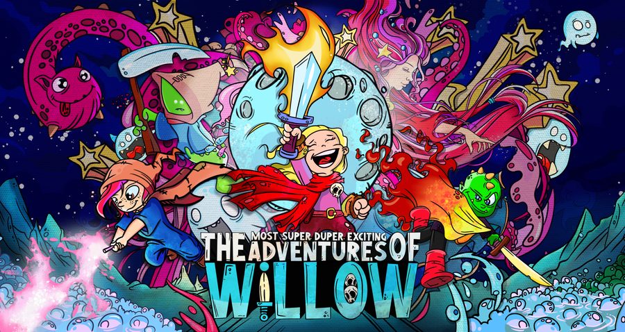 Willow's Big Brave Imagination book cover — children's picture book about confidence and imagination by Andrew Tynan